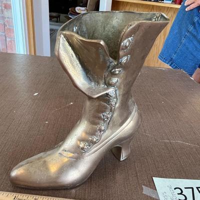 Brass Shoe Planter