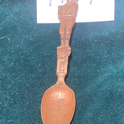 Copper Souvenir Montana Spoon