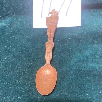 Copper Souvenir Montana Spoon