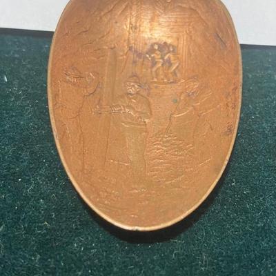 Copper Souvenir Montana Spoon