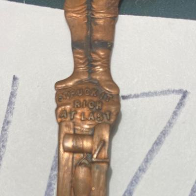Copper Souvenir Montana Spoon