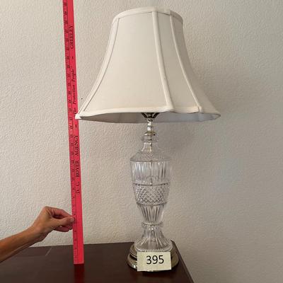 Cut Glass Lamp