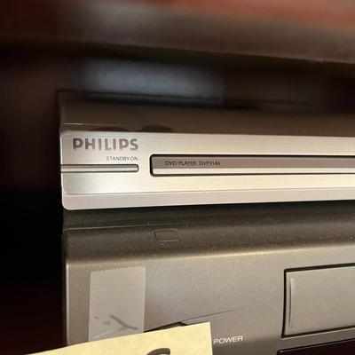 Toshiba VHS and Philips DVD Players