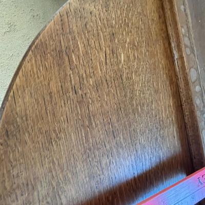 Tea/Bar Cart with Tray Rare oak!