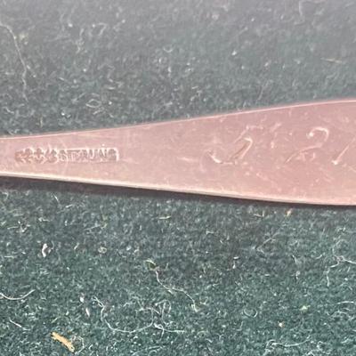 Vintage Sterling Silver Spoon