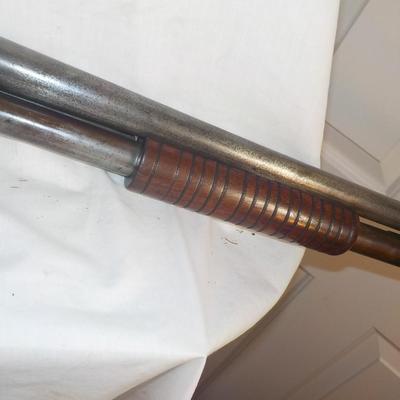 Marlin model 19-  12 Gauge pump shot gun. est. $190 to $375.