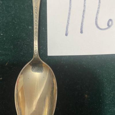 Vintage Colorado Springs Sterling Spoon