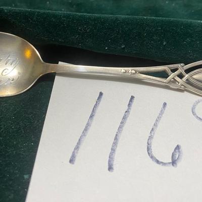 Sterling Silver 1909 Pittsburg Kan Spoon