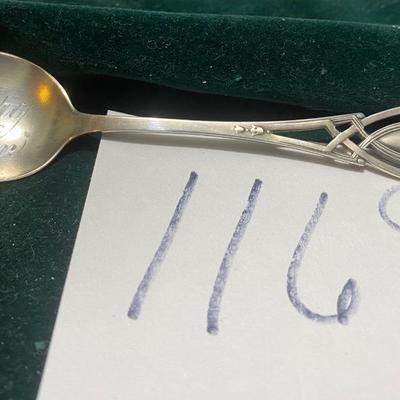 Sterling Silver 1909 Pittsburg Kan Spoon
