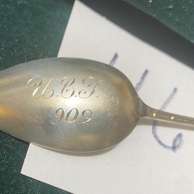 Sterling Silver 1909 Pittsburg Kan Spoon