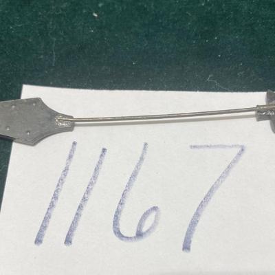 Vintage Silver Arrow Pin