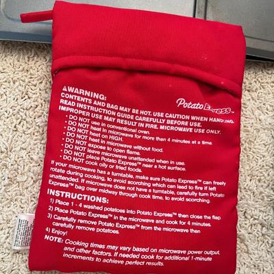 Cookie Sheets, Oven Pads and Baked Potato Bag