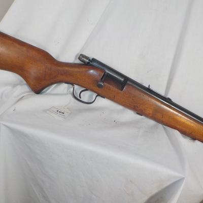 JC. Higgins model 101,24/ 22 cal.. est. $90 to $150
