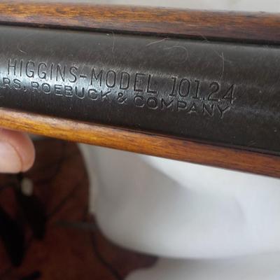 JC. Higgins model 101,24/ 22 cal.. est. $90 to $150