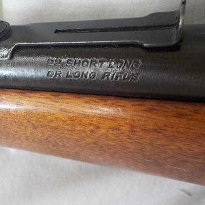 JC. Higgins model 101,24/ 22 cal.. est. $90 to $150