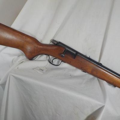 JC. Higgins model 101,24/ 22 cal.. est. $90 to $150
