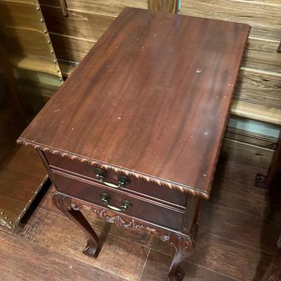 Imperial Furniture Mahogany End Tables or Night Stands c.1940