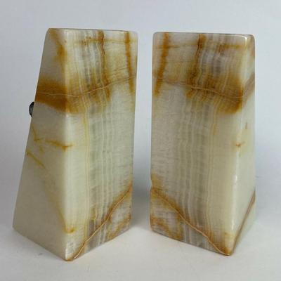 SOUTHWESTERN ONYX w SILVER TURQUOISE ROAD RUNNER BOOKENDS MEXICO 