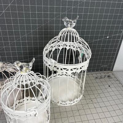 Decorative Bird Cages (3) 