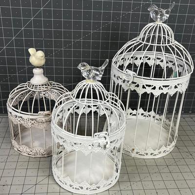 Decorative Bird Cages (3) 