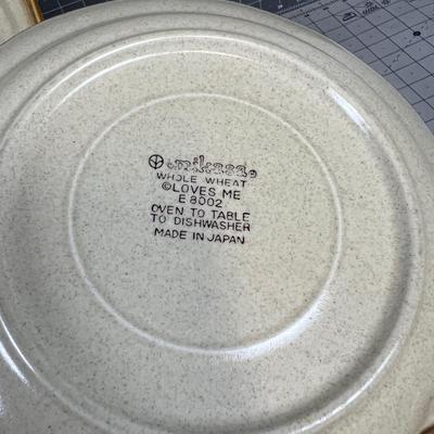 Mikasa Whole Wheat Stoneware Dishes