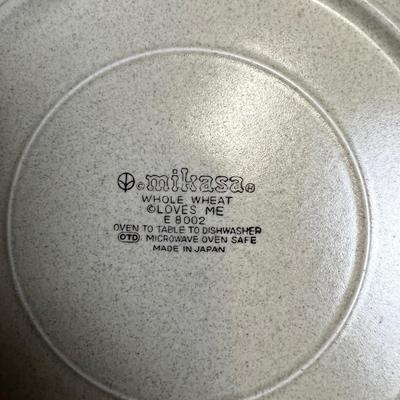 Mikasa Whole Wheat Stoneware Dishes