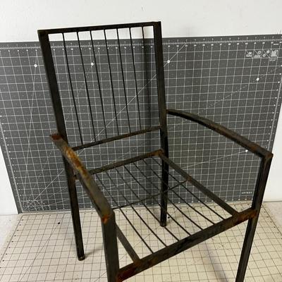Rustic Iron Childs Chair 