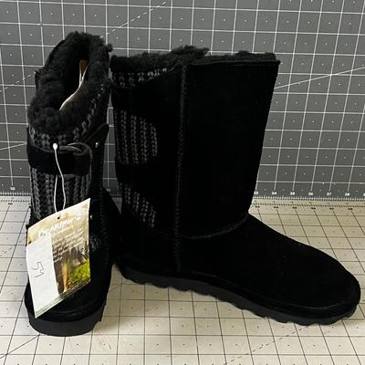 New Bear Paw Size 6 Black Boot
