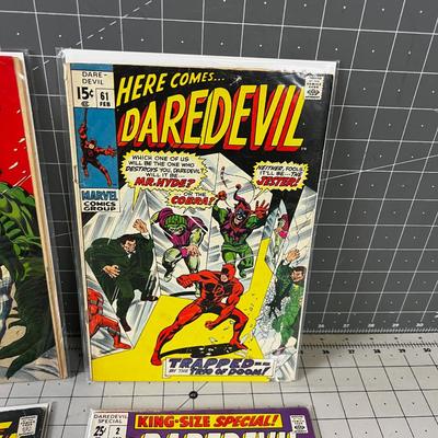 4 Dare Devil Comics from the 60's 