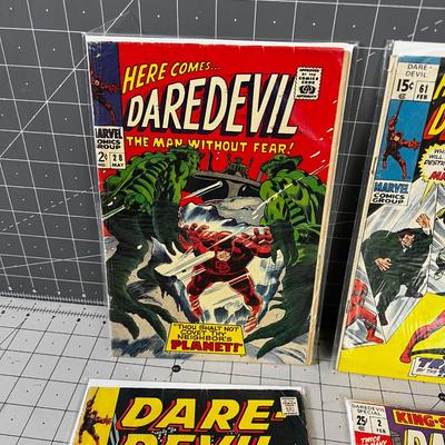 4 Dare Devil Comics from the 60's 
