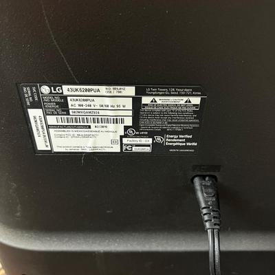 LG TV 43"  with Stand and Remote 
