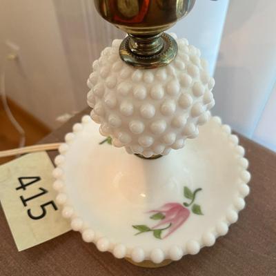 Hobnail Lamp