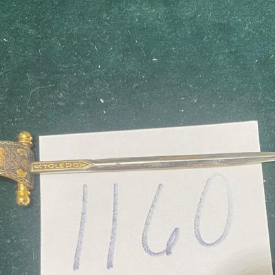 Vintage Spain Toledo Sword Letter Opener