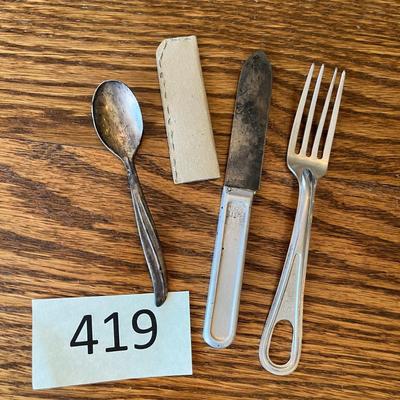 US Military knife & fork