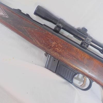 Steyr 22 Cal. rifle w/ scope, made in Austria, est $130 to $220.