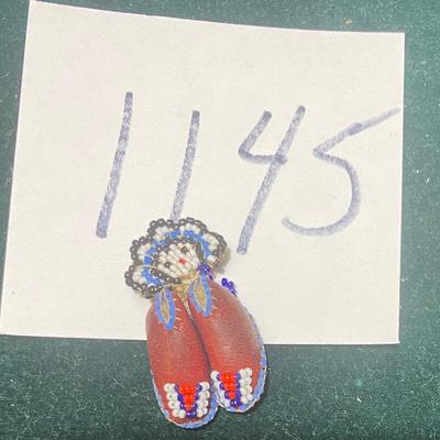 Vintage Native American Moccasin Pin