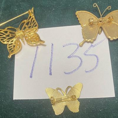 Vintage Butterfly Pins