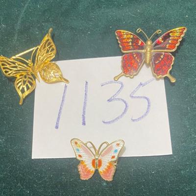 Vintage Butterfly Pins