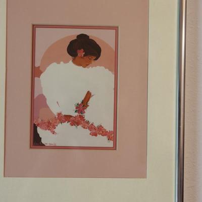 Diana Hansen-Young '86 Framed "Seated Haula Dancer"