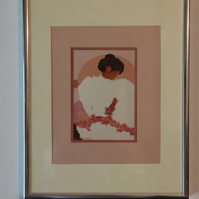 Diana Hansen-Young '86 Framed "Seated Haula Dancer"