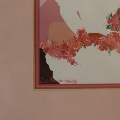 Diana Hansen-Young '86 Framed "Seated Haula Dancer"