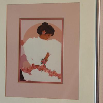 Diana Hansen-Young '86 Framed "Seated Haula Dancer"