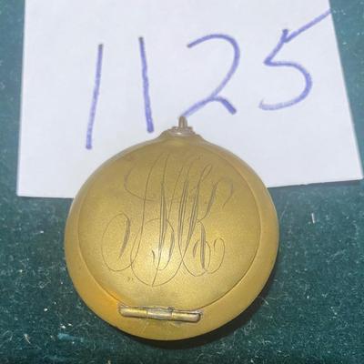 Vintage Monogrammed Locket