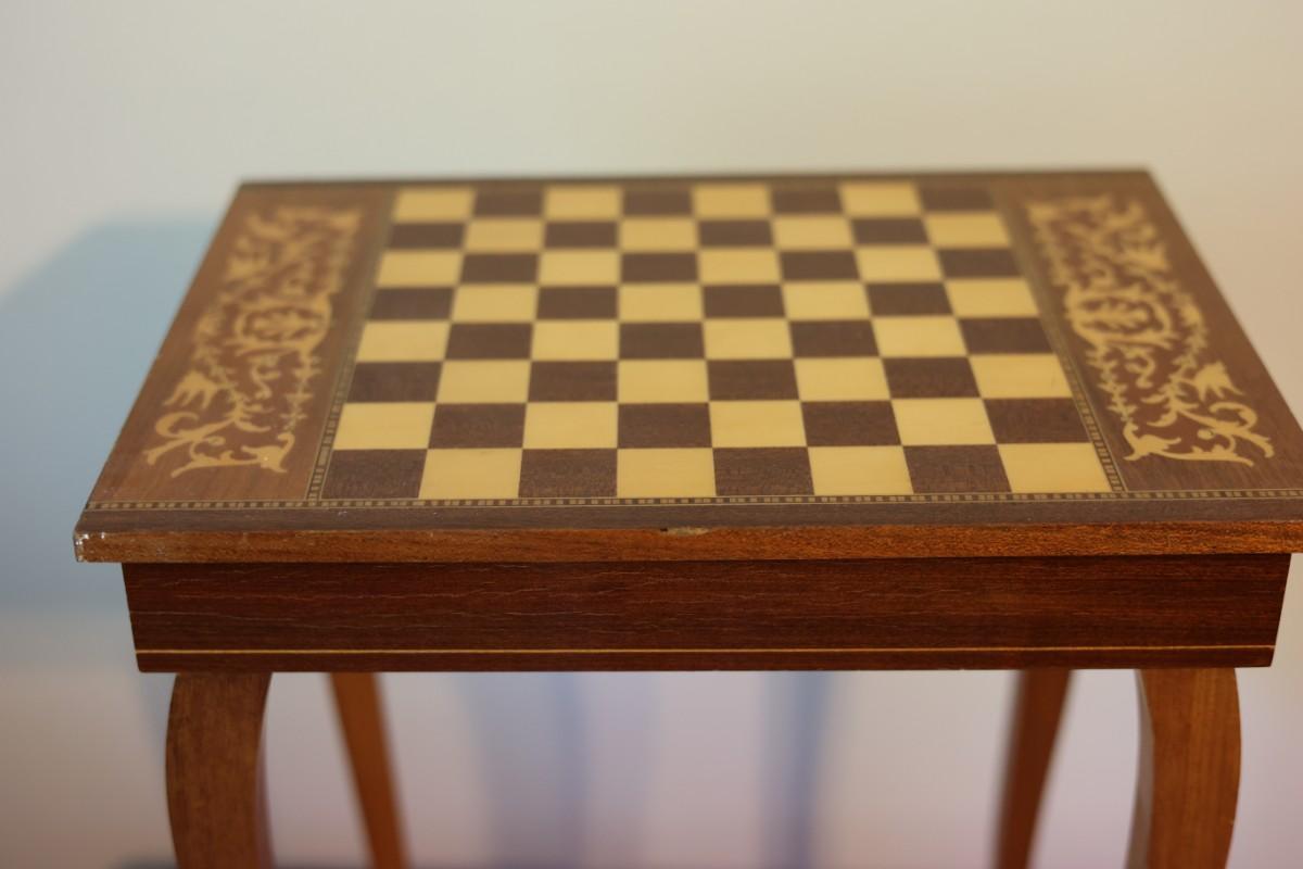 Swiss Miniature Chess Table with Stanhope Lens – Avery & Dash