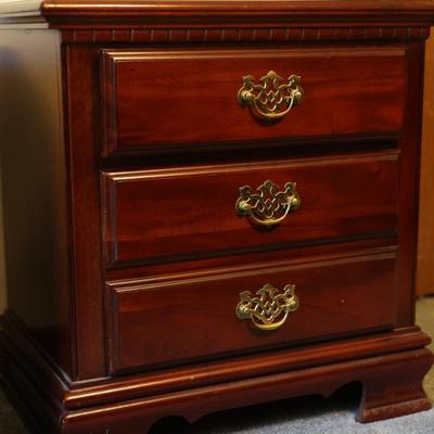 Pair of Two Drawer Side Tables