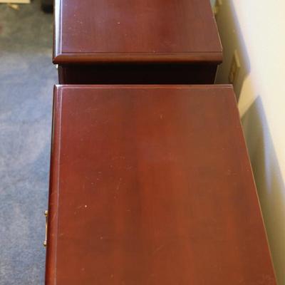 Pair of Two Drawer Side Tables