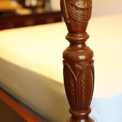 4 Post Bed W/ Mattress Queen Size (see description)