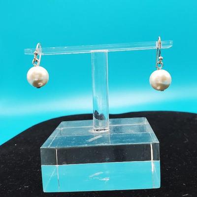 Cultured Pearl Drop Earrings