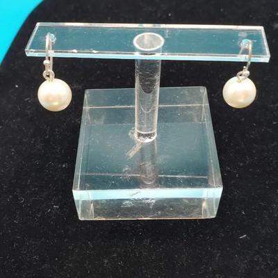 Cultured Pearl Drop Earrings