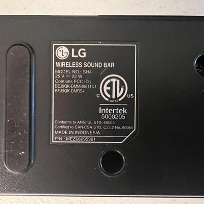 LG Wireless Sound Bar & Wireless Subwoofer
